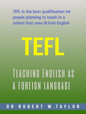 cover image of Teaching English as a Foreign Language